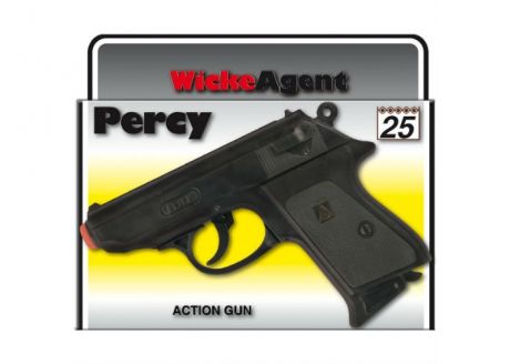 Игрушечное оружие Sohni-wicke Пистолет Percy 25-зарядные Gun Agent 158mm в коробке