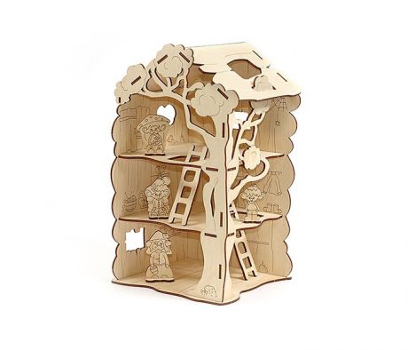 Сборные модели Woody Дом-дерево для Лешиков (22 элемента)