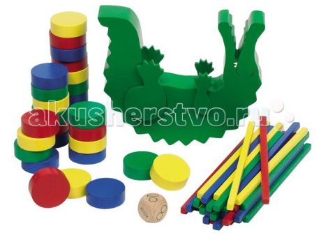 Деревянные игрушки Goki Нагрузи крокодила