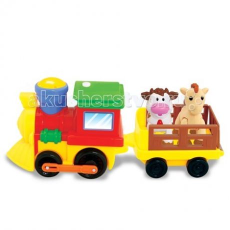 Развивающие игрушки Kiddieland Поезд с животными