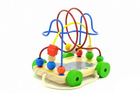 Каталки-игрушки Мир деревянных игрушек Лабиринт-каталка Слоник