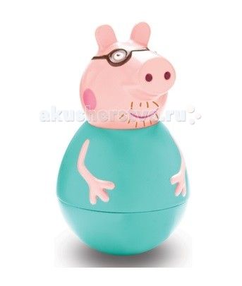 Игровые фигурки Свинка Пеппа (Peppa Pig) Фигурка-неваляшка Папа Свин