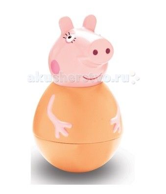 Игровые фигурки Свинка Пеппа (Peppa Pig) Фигурка-неваляшка Мама Свинка