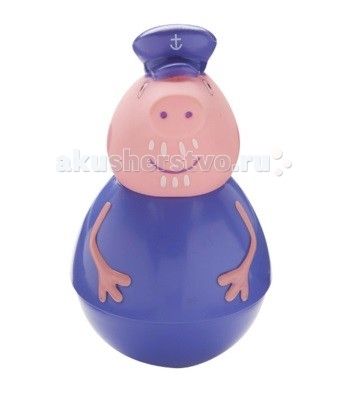 Игровые фигурки Свинка Пеппа (Peppa Pig) Фигурка-неваляшка Дедушка Свин