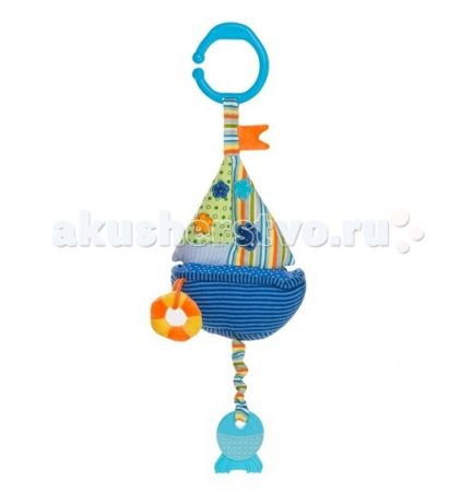 Подвесные игрушки BabyOno Кораблик со звуком воды
