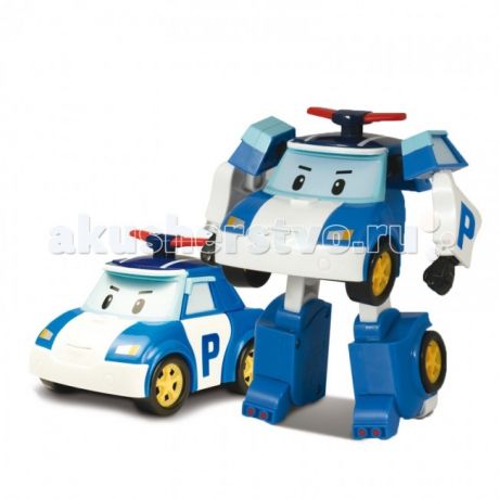 Роботы Робокар Поли (Robocar Poli) Робот Полицейская машина Поли трансформер 7,5 см