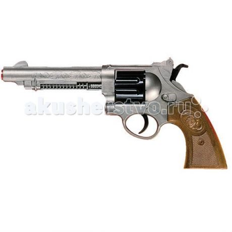 Игрушечное оружие Edison Игрушечный Пистолет с мишенями и пульками Western-Line West Colt 28 см