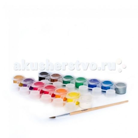 Краски Crayola Набор из темперных красок и кисточки