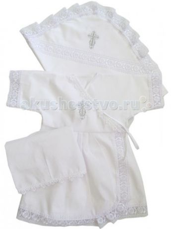 Крестильная одежда Папитто Крестильный набор для девочки