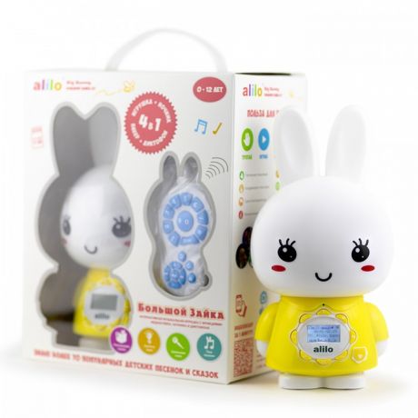 Интерактивные игрушки Alilo Большой зайка G7 мультифункциональный медиаплеер для детей с пультом ДУ