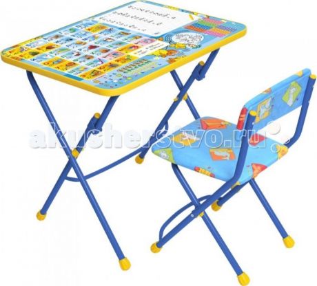 Детские столы и стулья Ника Набор мебели (стол-парта+пластиковый стул)