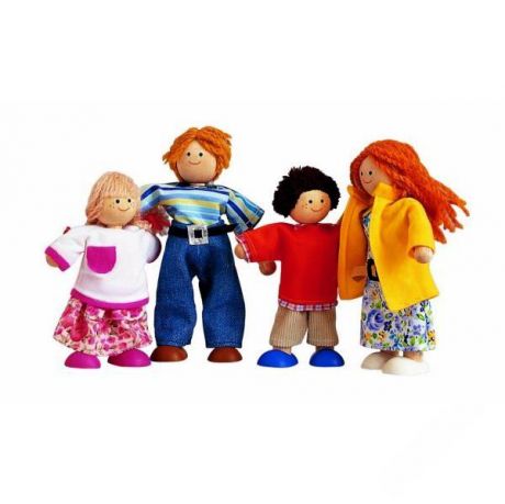 Деревянные игрушки Plan Toys Кукольная семья