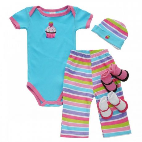 Комплекты детской одежды Luvable Friends Подарочный набор одежды (5 предметов) 07133