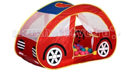 Палатки-домики BabyOne Ching-Ching Игровая палатка Машина + 100 шаров