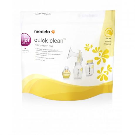 Подогреватели и стерилизаторы Medela Пакеты для стерилизации в микроволновой печи Quick Clean 5 шт.
