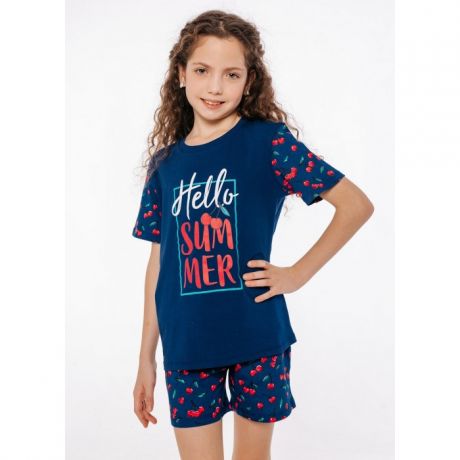 Комплекты детской одежды Batik Костюм для девочки (футболка, шорты) 0112
