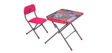 Детские столы и стулья Polini Комплект детской мебели kids 203 Тролли