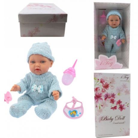 Куклы и одежда для кукол 1 Toy Пупсик функциональный Baby Doll Т14114 28 см