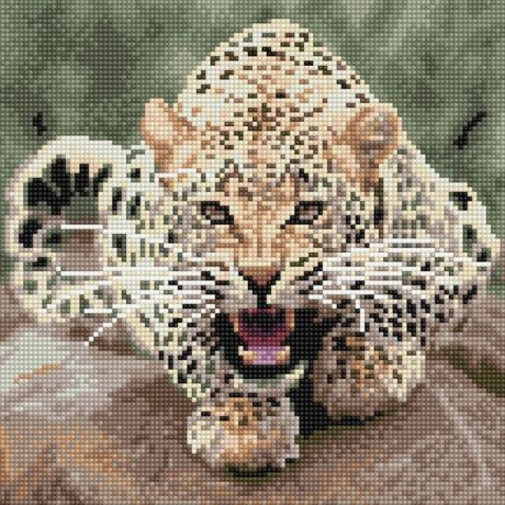 Картины своими руками Molly Картины мозаикой Леопард 30х30 см