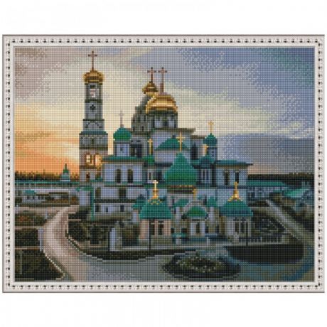 Картины своими руками Molly Картина мозаика Новоиерусалимский монастырь 40х50 см