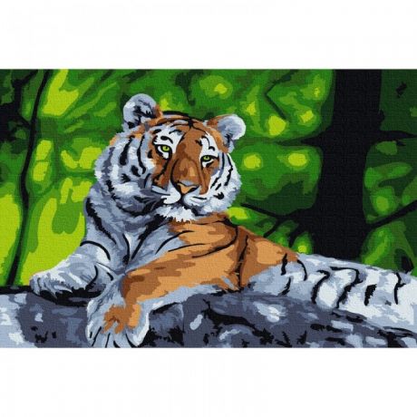 Картины по номерам Molly Картина по номерам Амурский тигр 20х30 см