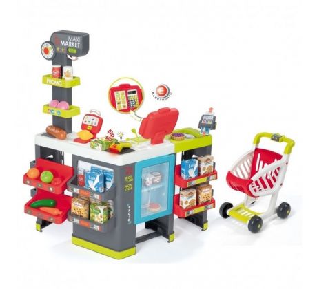 Ролевые игры Smoby Супермаркет Maxi Market с тележкой