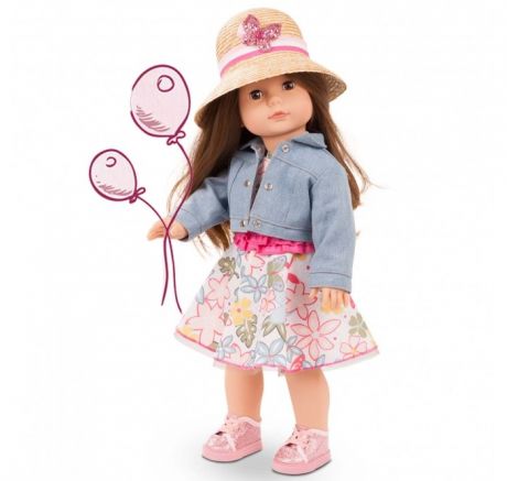 Куклы и одежда для кукол Gotz Кукла Елизавета шатенка в шляпе в парке 46 см