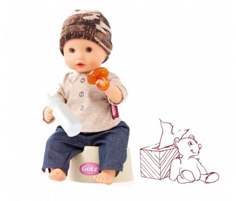 Куклы и одежда для кукол Gotz Кукла Аквини пупс мальчик 33 см
