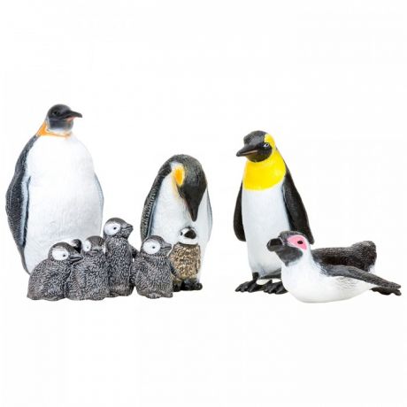 Игровые фигурки Masai Mara Набор фигурок Мир морских животных Семья пингвинов (5 предметов)