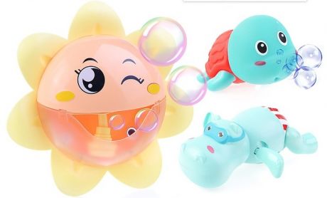 Игрушки для ванны Ural Toys Игрушка для купания, пускающая мыльные пузыри Солнышко