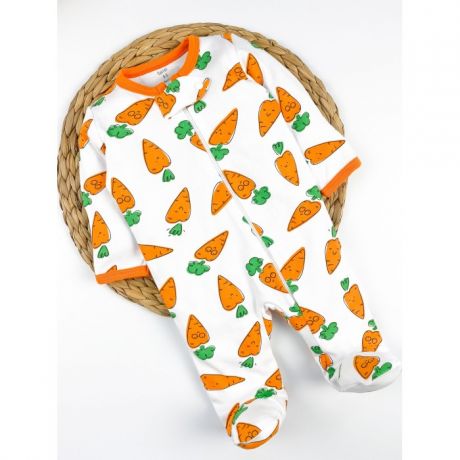 Боди, песочники, комбинезоны Carrot Комбинезон-слип на молнии Морковки