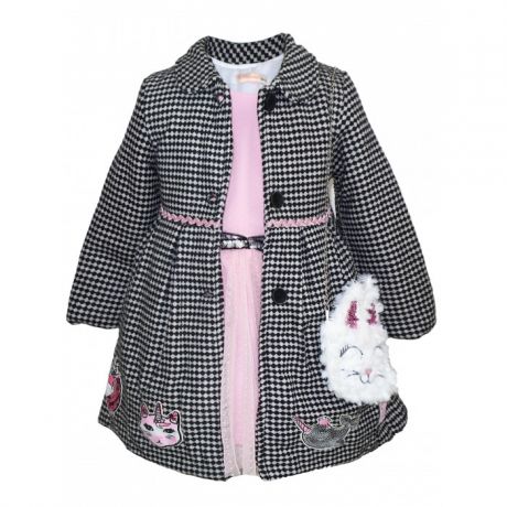 Комплекты детской одежды Baby Rose Комплект для девочки (пальто, платье, сумка) 3225