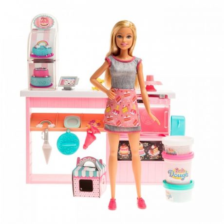 Куклы и одежда для кукол Barbie Набор игровой Кондитерский магазин