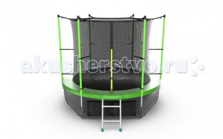 Детские батуты EVO Jump Батут Internalс внутренней сеткой и лестницей 8ft + нижняя сеть