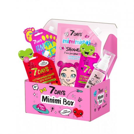 Косметика для мамы 7Days Подарочный набор средств по уходу за кожей лица и тела minimi box №103