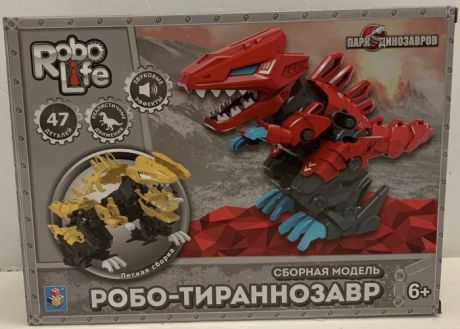 Роботы 1 Toy RoboLife Сборная модель Робо-тираннозавр (47 деталей)