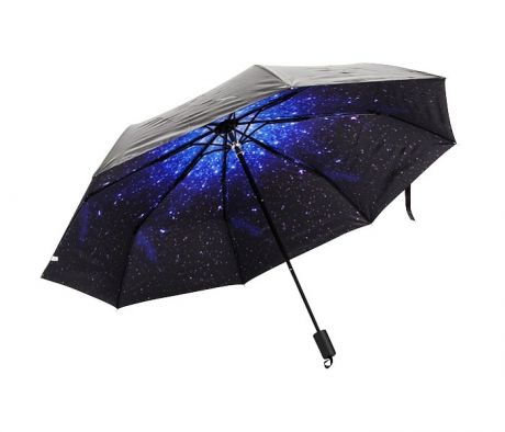 Зонты Эврика подарки складной Звездное небо