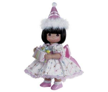 Куклы и одежда для кукол Precious Кукла С Днем Рождения брюнетка 30 см