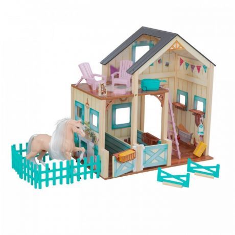 Кукольные домики и мебель KidKraft Конюшня Сладкий луг с аксессуарами (16 элементов)