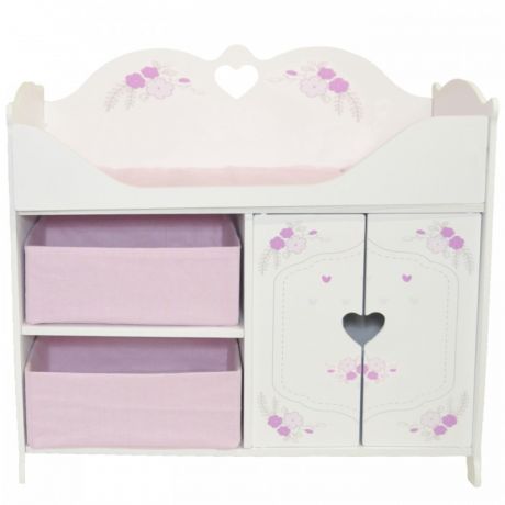Кроватки для кукол Paremo шкаф Розали Мини Цветы