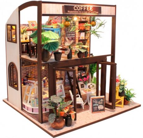 Кукольные домики и мебель Hobby Day Румбокс Coffee House