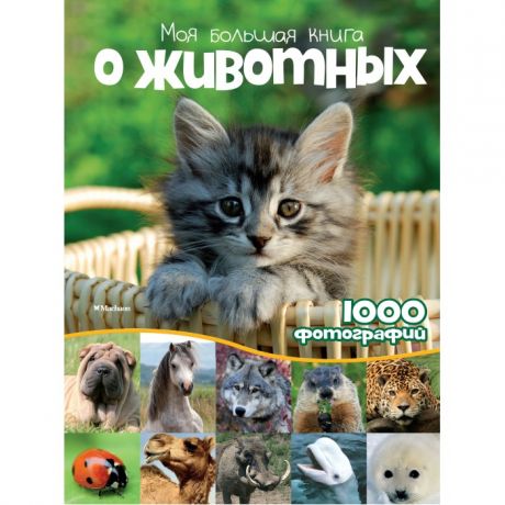 Раннее развитие Махаон Моя большая книга о животных. 1000 фотографий