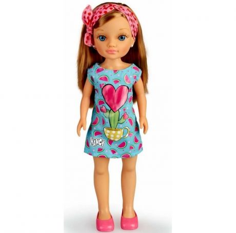 Куклы и одежда для кукол Famosa Кукла Нэнси модница в голубом платье