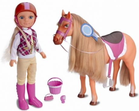 Куклы и одежда для кукол Famosa Кукла Нэнси с лошадкой