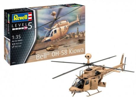 Сборные модели Revell Сборная модель Американский лёгкий вертолёт OH-58 Kiowa