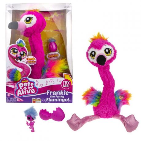 Интерактивные игрушки Zuru PetsAlive Фламинго Фрэнки