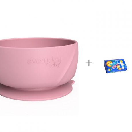Посуда Everyday Baby Силиконовая глубокая тарелка на присоске и Мыло Свобода 
Тик-так 150 г