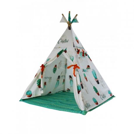 Палатки-домики ДоММой Вигвам Колючка с ковриком