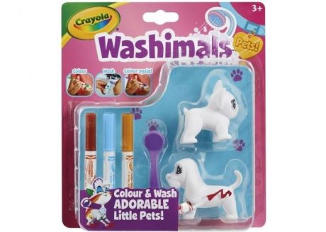 Заготовки под роспись Crayola Фигурки для раскрашивания Washimals Собачки