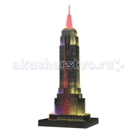 Пазлы Ravensburger 3D Пазл Ночной Эмпайр Стейт Билдинг (216 элементов)